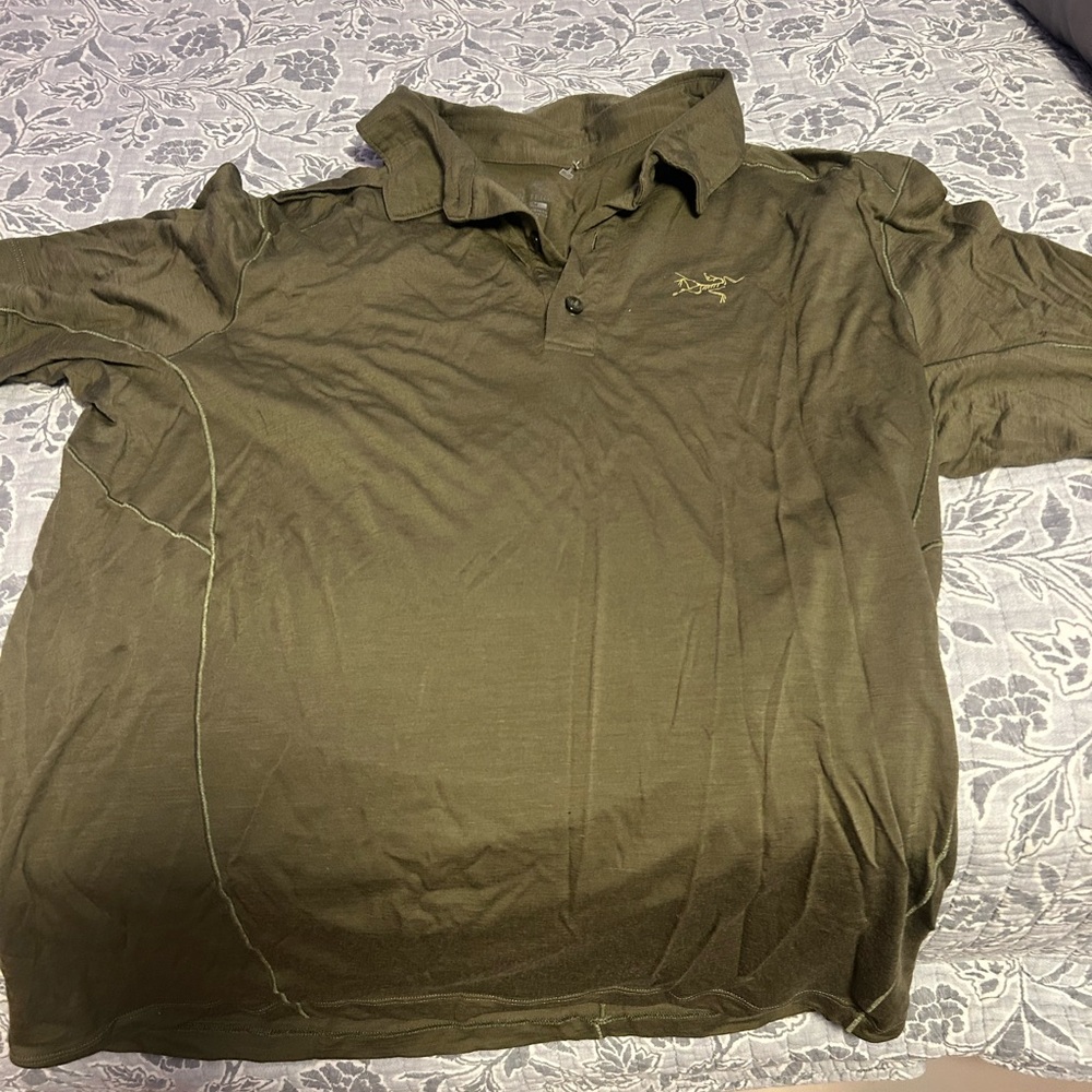 Arc'teryx Green Polo Shirt Classic